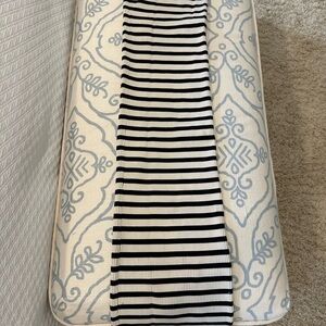 Zara Black and White Striped Knit dress